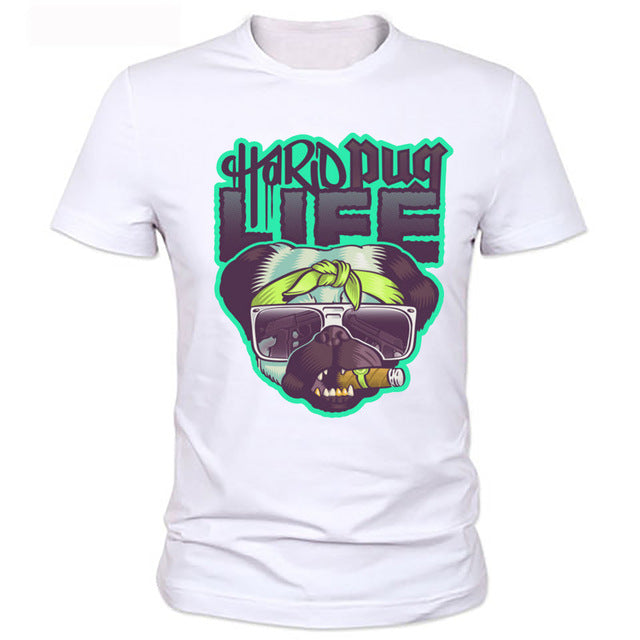Hard Pug Life Mens T-Shirt