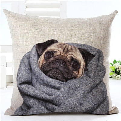 Comfy Pug Cushion