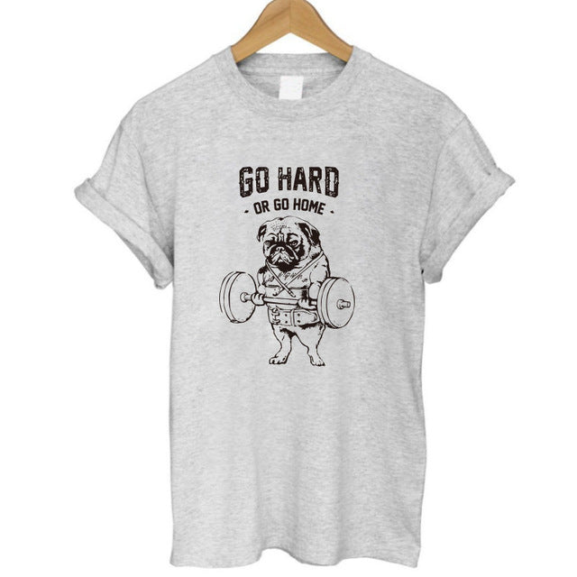 Go Hard or Go Home Womens T-shirt