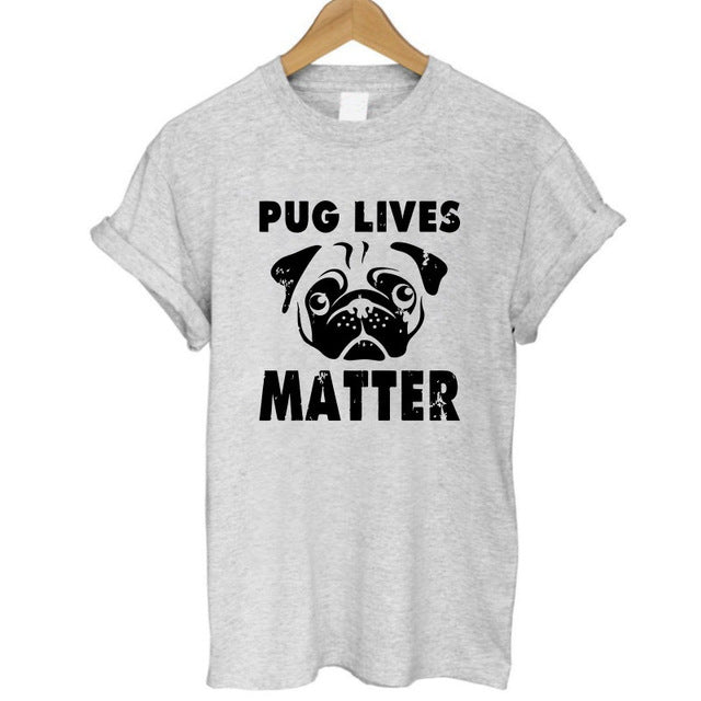 Pug Lives Matter Womens T-shirt